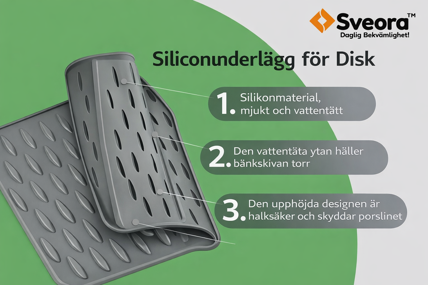 Sveora™ HeatGuard Diskmatta 1+1 GRATIS