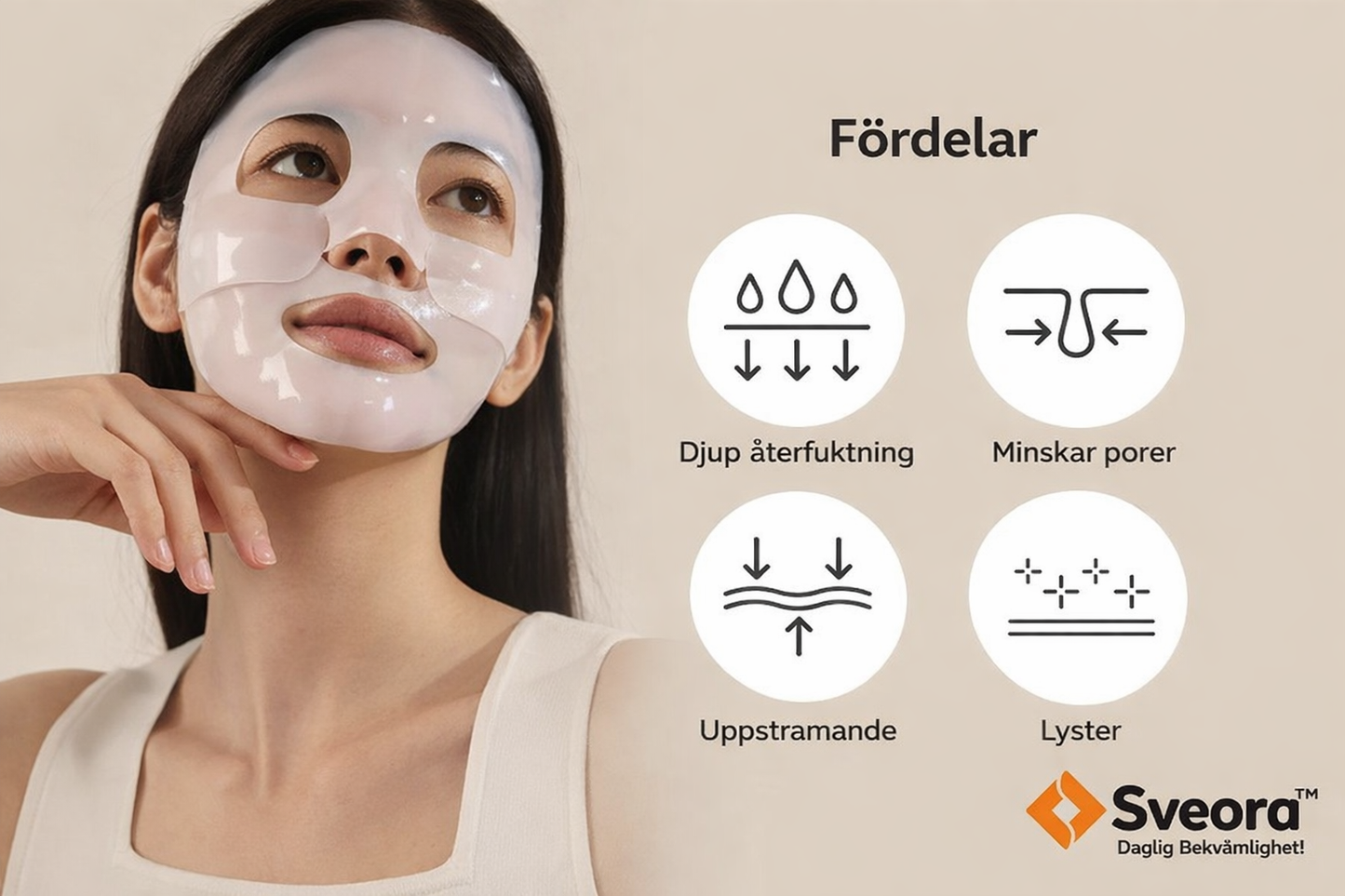 Sveora™ | Biodance Bio Collagen Real Deep Mask – 4 st