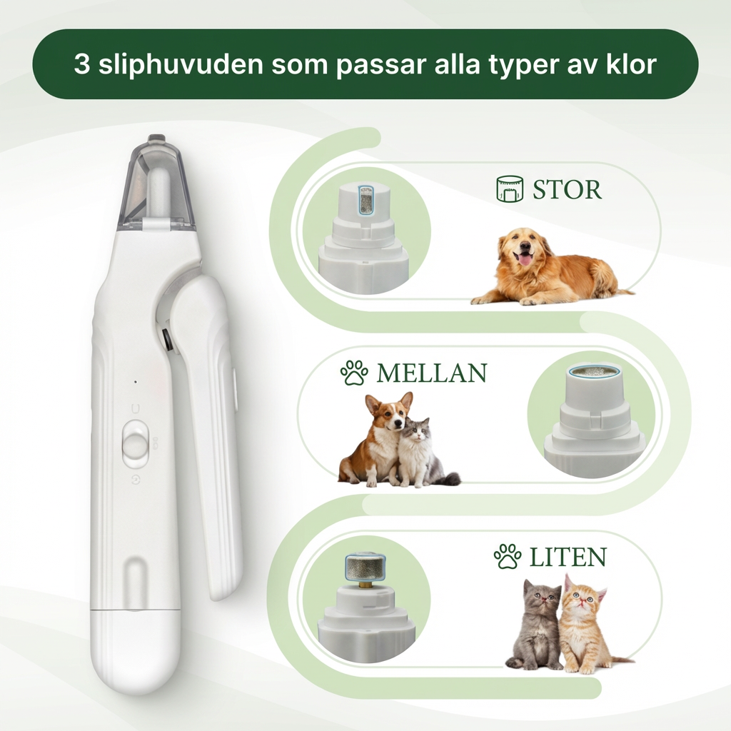 TassTrim™ 2-i-1 Säker och stressfri klippning