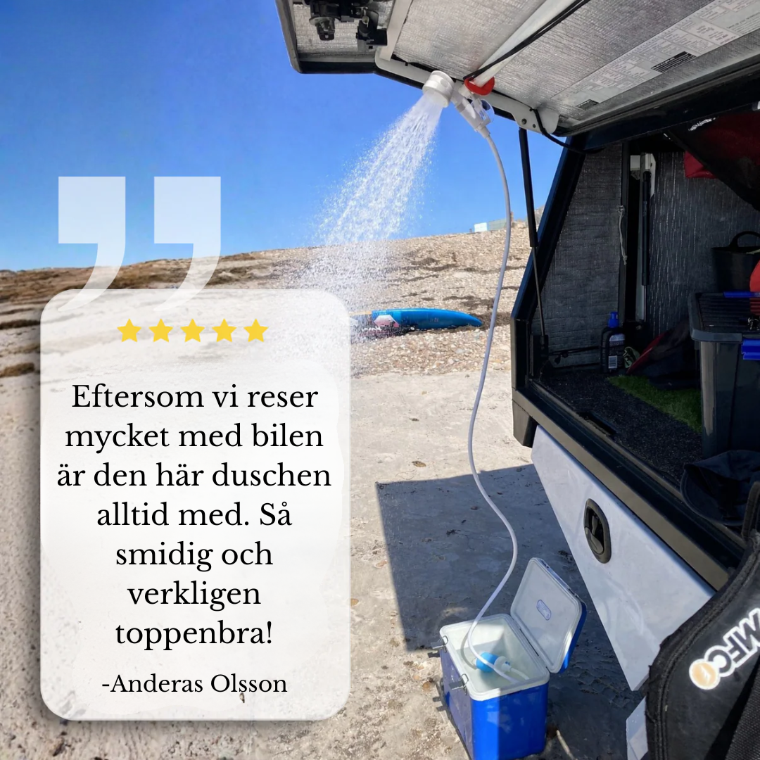 Sveora™ Portabel Vattenpump – Komplett Kit med Slang & Munstycken