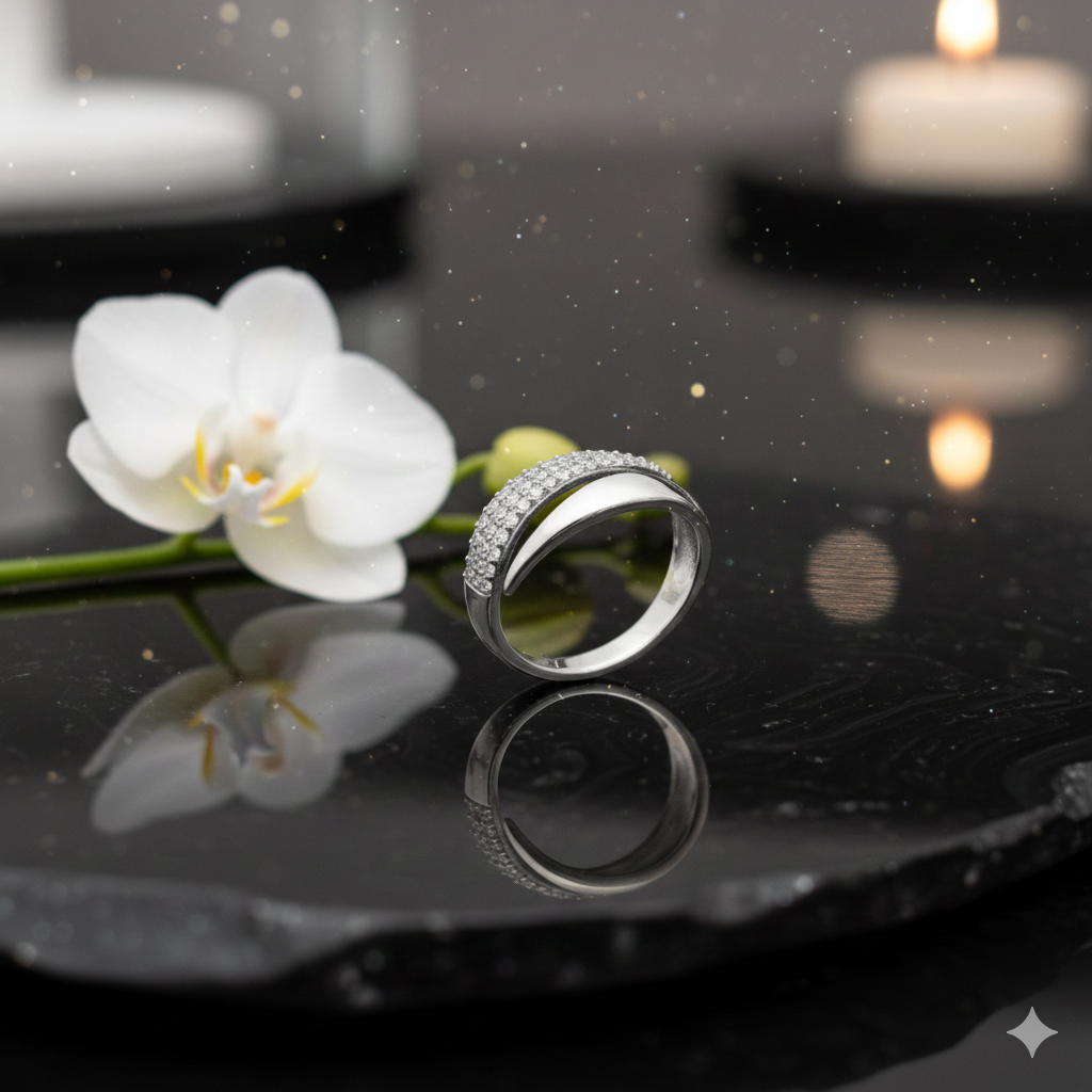 Sveora™ Radiance Adjustable Ring – 1+1 GRATIS | Elegante Sprankelende Strass Ring