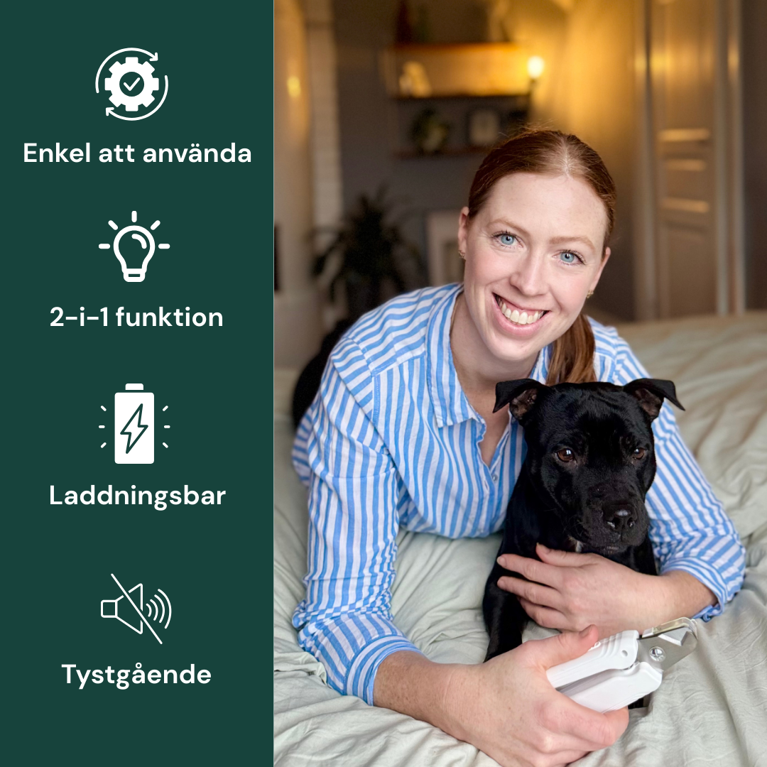 TassTrim™ 2-i-1 Säker och stressfri klippning