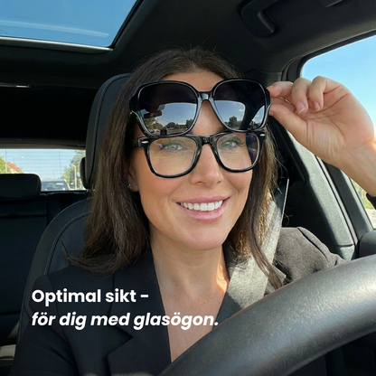 SnapShade™ | Solglasögon över glasögon – 1+1 GRATIS