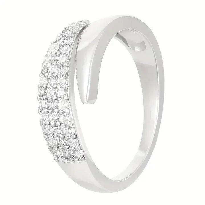 Sveora™ Radiance Adjustable Ring – 1+1 GRATIS | Elegante Sprankelende Strass Ring