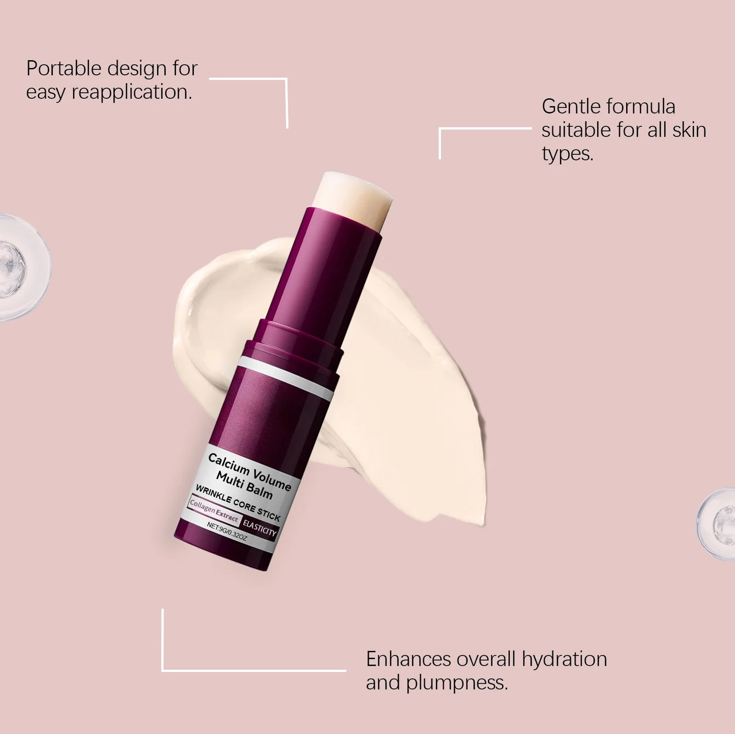 BeautyStick™ 1+1 GRATIS: Kalcium Infunderad Anti Åldrande Uppstramande Multifunktionell Skönhets Stick