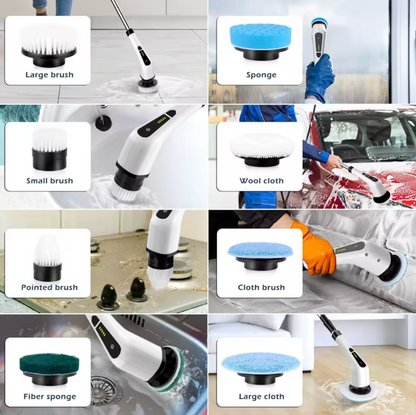 Renka™ – 9-i-1 Elektrisk Rengöringsborste