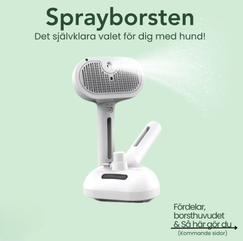 Sveora™ Sprayborste – Gör pälsvården enklare under fällningsperioden