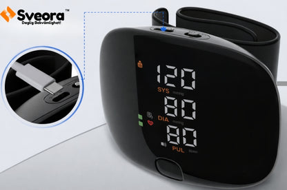 Sveora™ PulseTrack Pro - Blodtrycksmätare för handleden