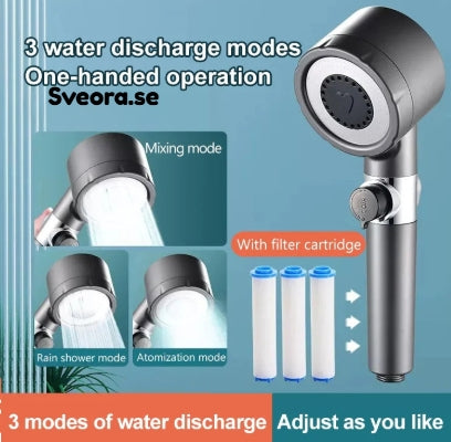 Sveora™ AquaLux Duschmunstycke