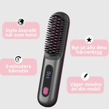 Sveora™ StyleAir Pro 3-i-1 Stylingborste – Locka, torka & platta