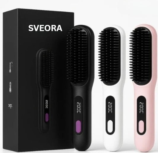 Sveora™ StyleAir Pro 3-i-1 Stylingborste – Locka, torka & platta