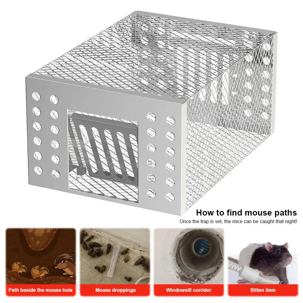 Sveora™ MouseTrap – Återanvändbar, Giftfri och Human Musfälla