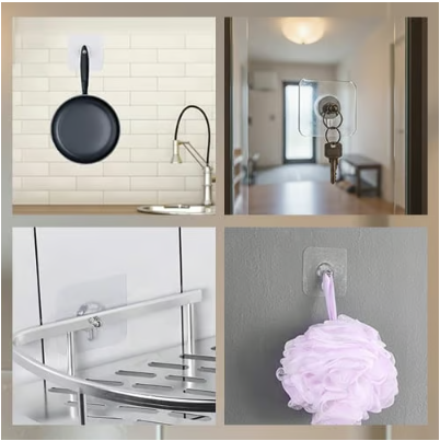 Sveora™ Självhäftande Väggkrokar – Stark hållfasthet, inga hål i väggen