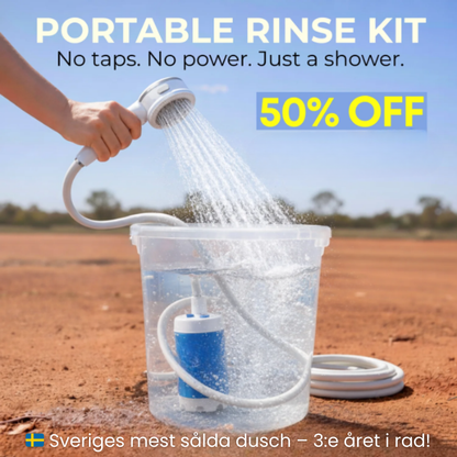 Sveora™ Portabel Vattenpump – Komplett Kit med Slang & Munstycken