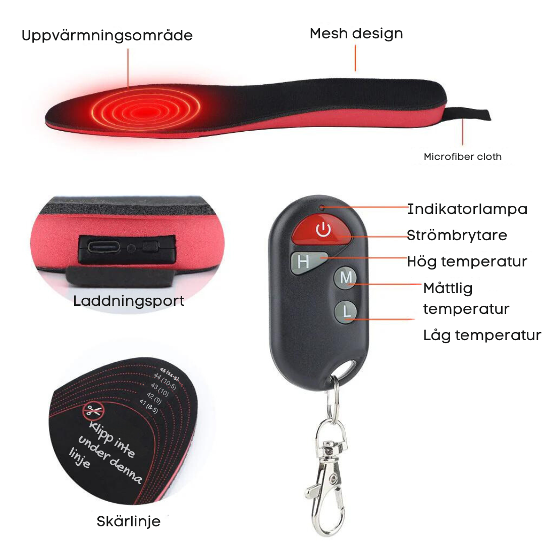 Sveora™ Elektriskt Uppvärmda Sulor