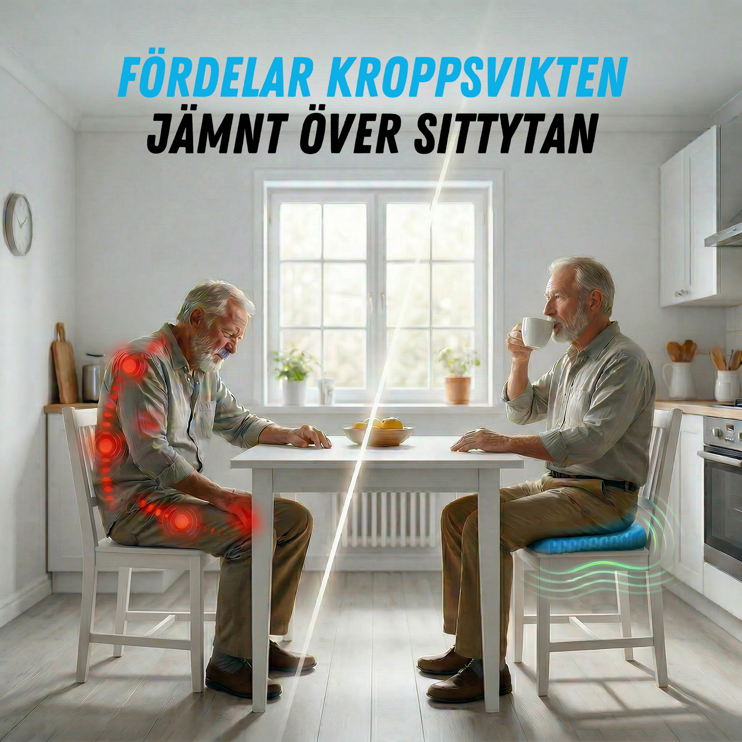 Sveora™ ErgoGel Pro – Ergonomisk Sittkudde