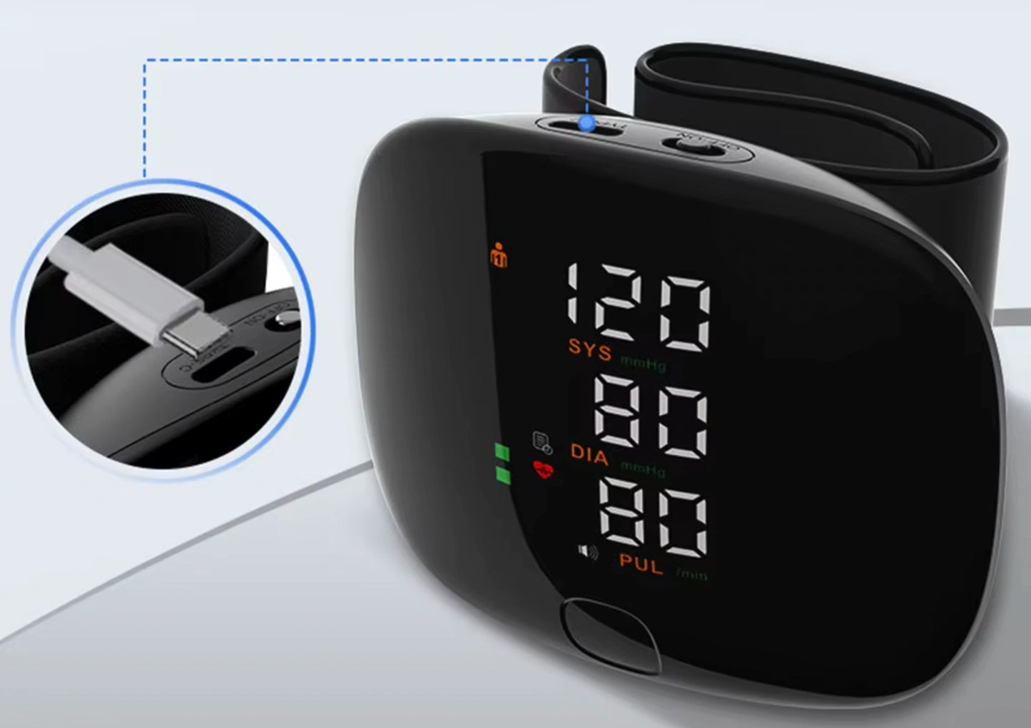 Sveora™ PulseTrack Pro - Blodtrycksmätare för handleden