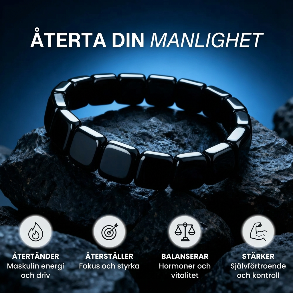 Sveora™ IronCore Hematite Bracelet