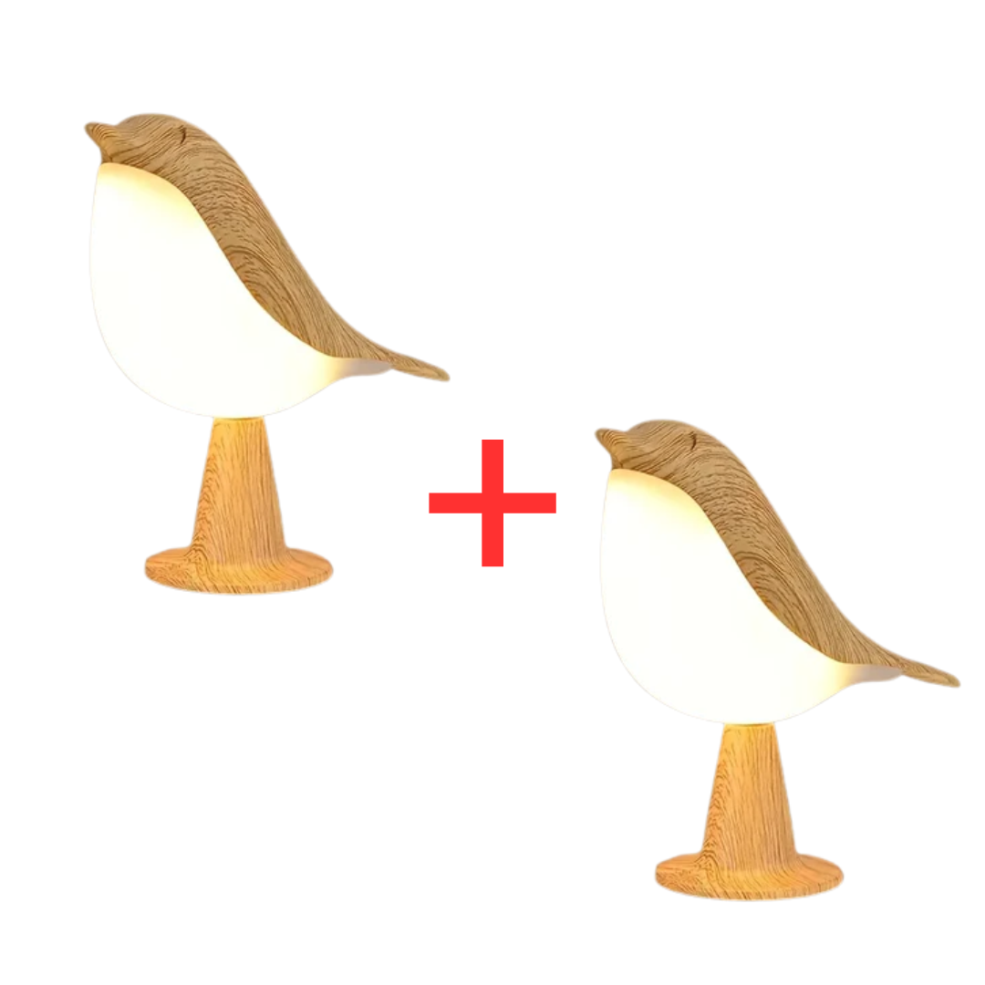 Sveora™ BirdGlow – Bärbar Fjärrstyrd LED-Nattlampa i Fågeldesign